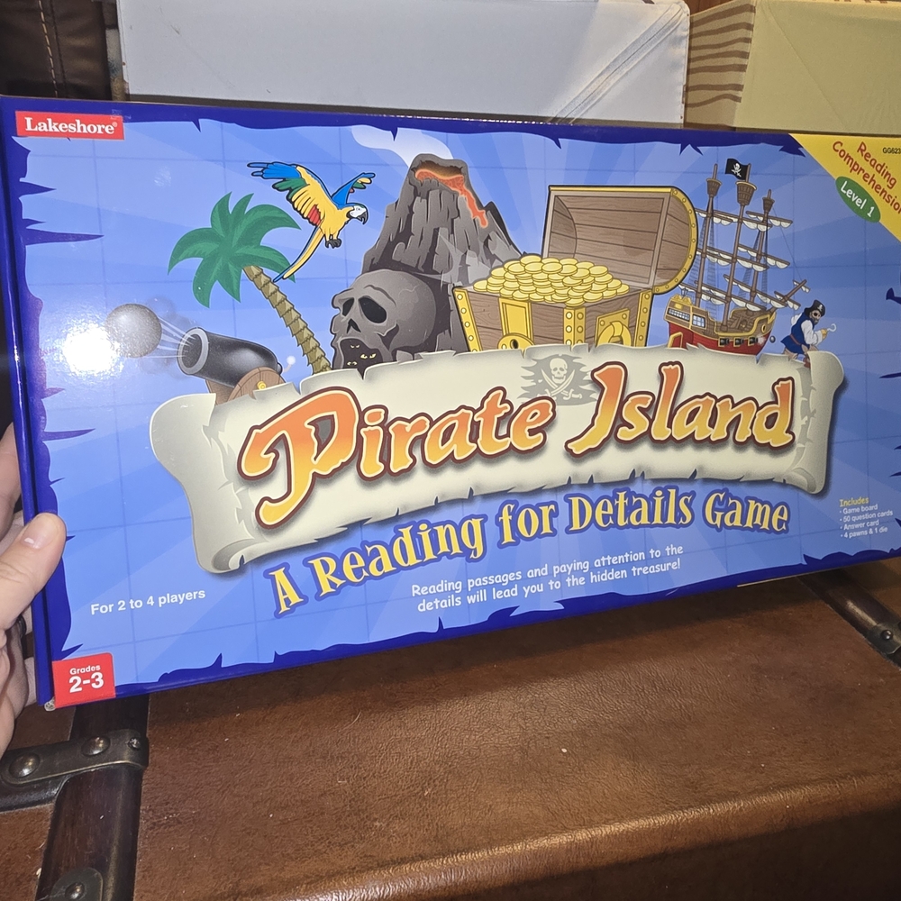 Lakeshore - Pirate Island - Reading Comprehension Game - Level 1 - Complete
